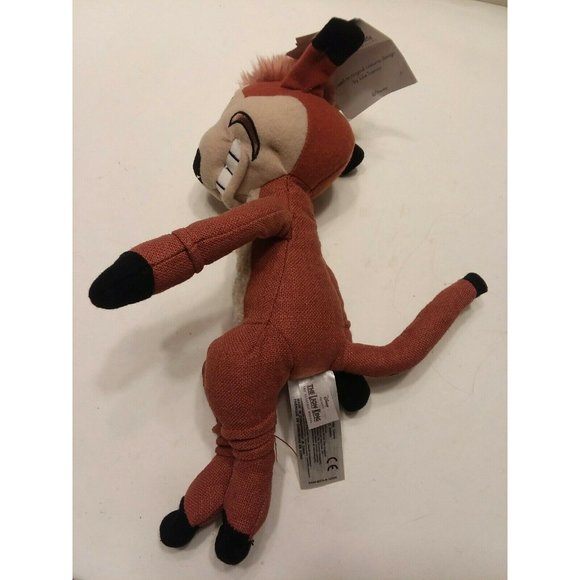 Disney The Lion King Musical Timon 11" Tall Beanbag Stuffed Animal Plush Doll - Picture 14 of 15
